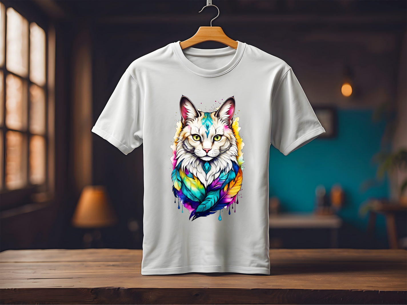 Cat (Ink on Alcohol style Nr.8)