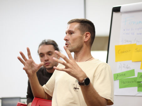 "INNER EYE" statements by Dimitris: Collaborating with participants from across Europe and the world, not only enriched the experience but also broadened my network