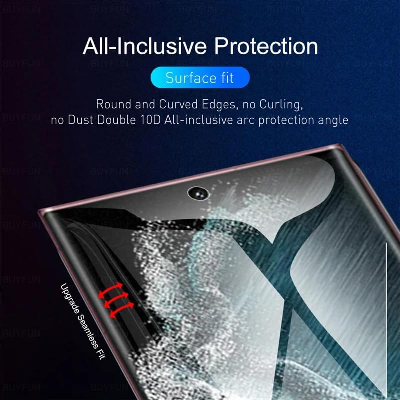 Miniatura: Tempered Glass Screen Protector Lens Hydrogel For Samsung S23 S22 Ultra Plus USA