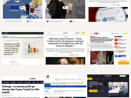 FRANCE TRAVAIL DANS LES MEDIAS