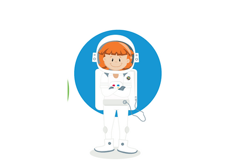 Příprava na skafandr