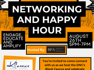 NETWORK AND HAPPY HOUR Aug 26th 5 - 7pm at the Klassics Kitchen
