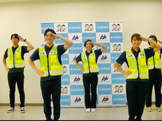 歌手のTSUNEIさんが歌う"ゆっくり行こう"と共に、新潟県警との交通安全体操が完成しました