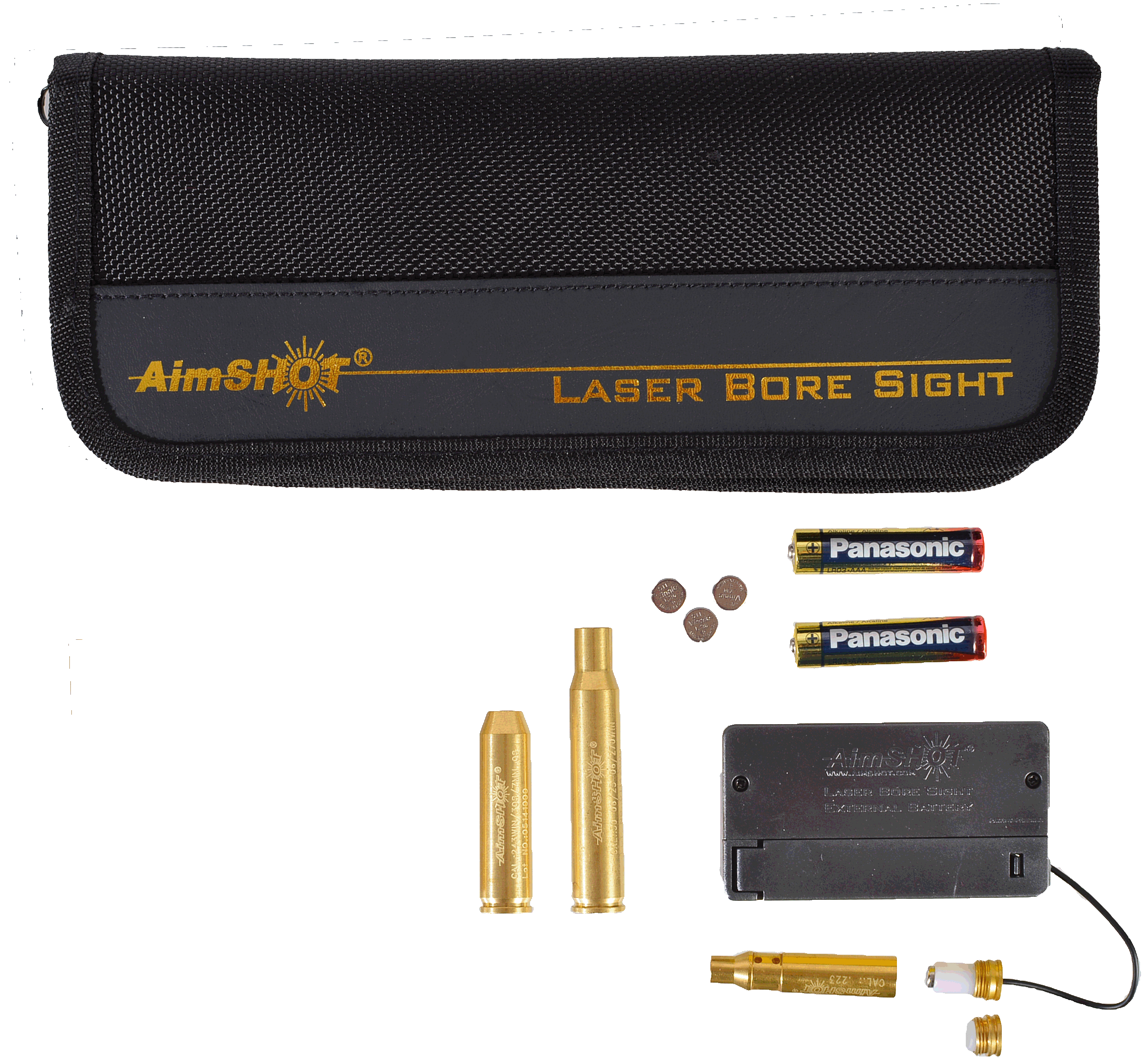 Custom Rifle Bore Sight Kit with 2 arbors Red AimShot