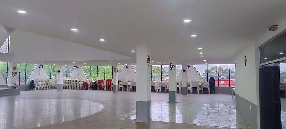 Salão Nobre da Portuguesa recebe melhorias em sua iluminação