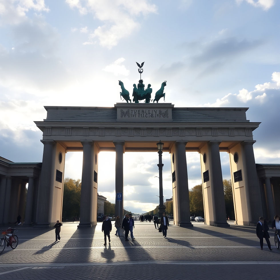 Brandenburg Gate in Berlin, Germany