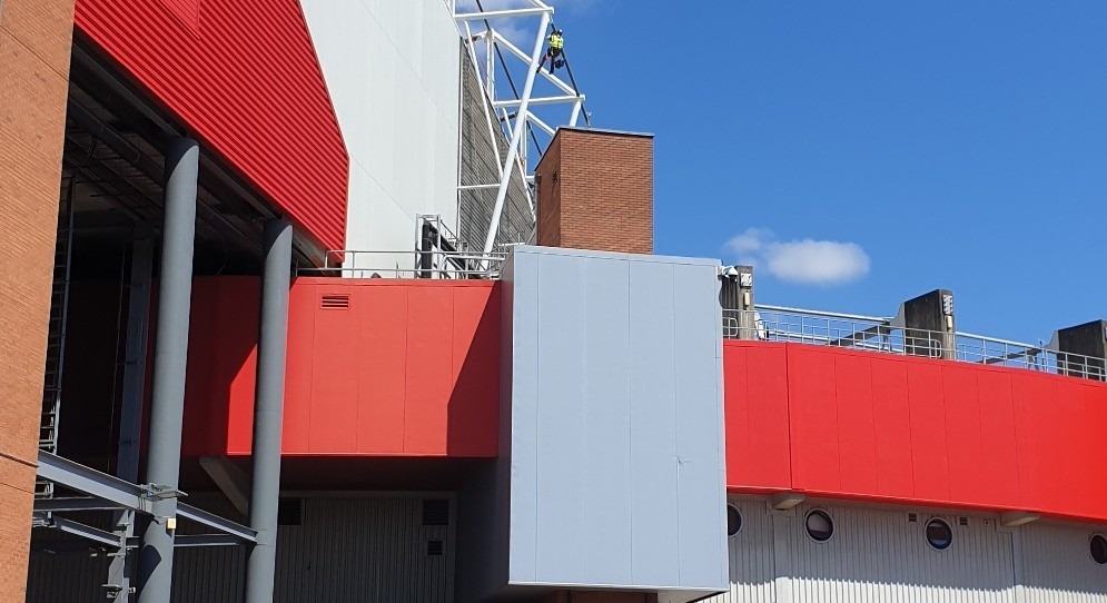 MUFC Structural Steelwork Refurbishment — project photograph 2