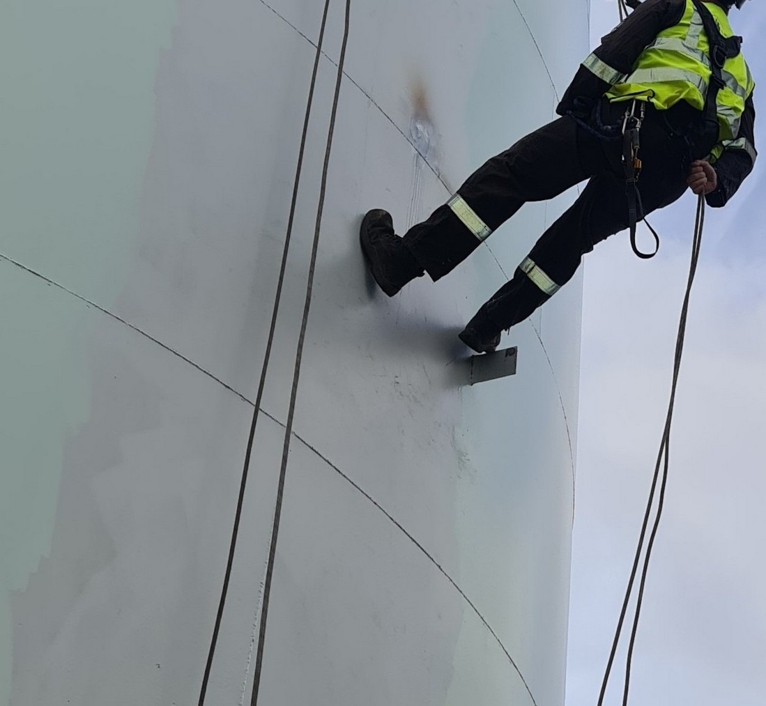 Rope-Access NDT Inspection — project photograph 1