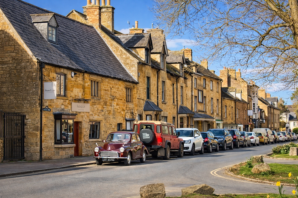 Village scene of Moreton-in-Marsh