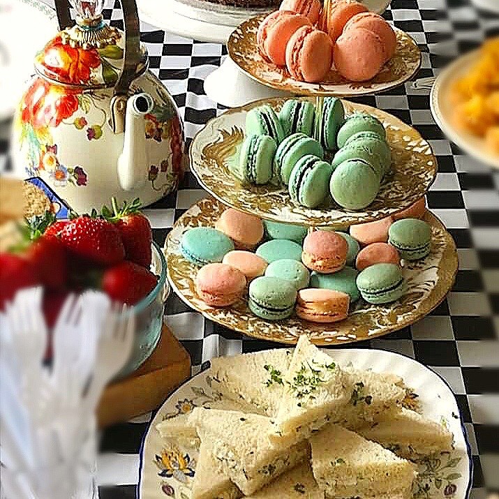 Arranged Food and Objects