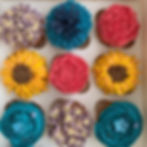 flower cupcake