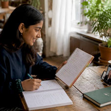 Student receiving essay advice from award-winning writer