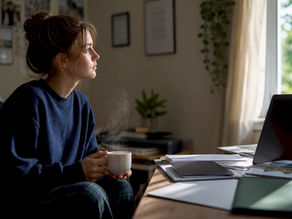 Student contemplating college application options