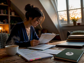 Student reviewing Brown University admission requirements