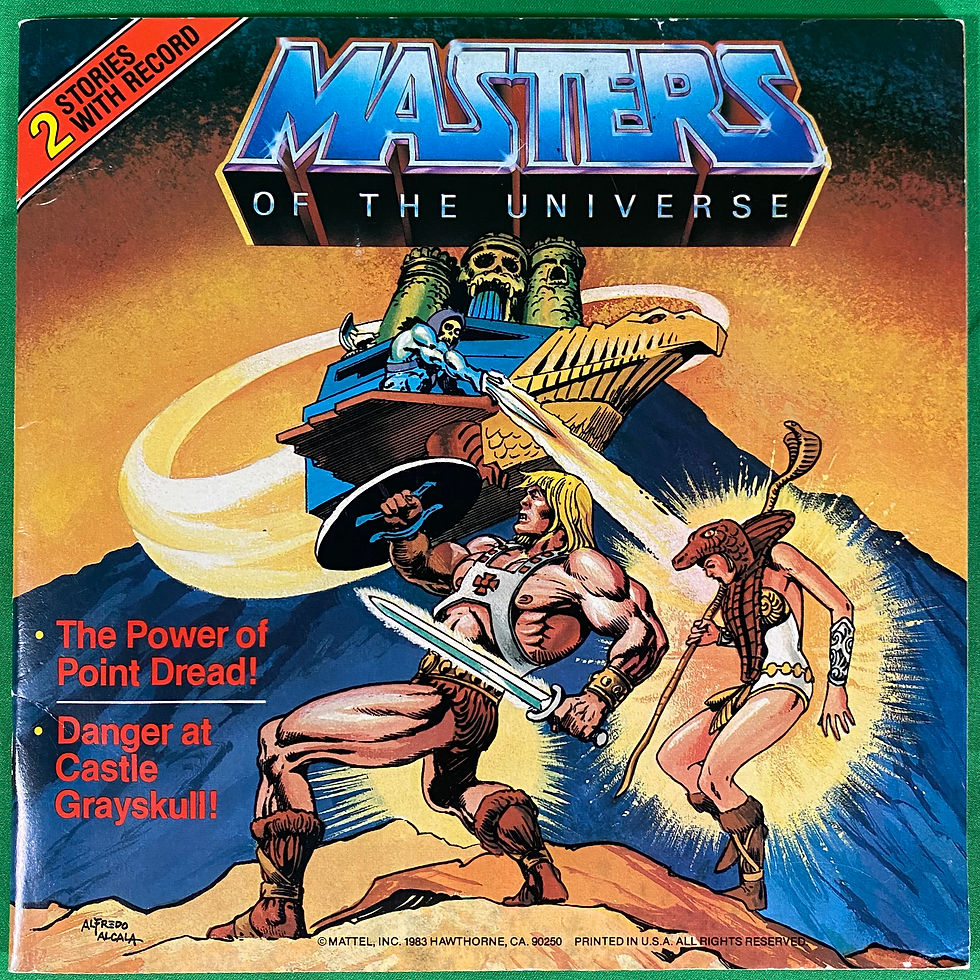 Thumbnail: He-Man/Masters of the Universe set of 3 Book and Record/Cassette/Missing