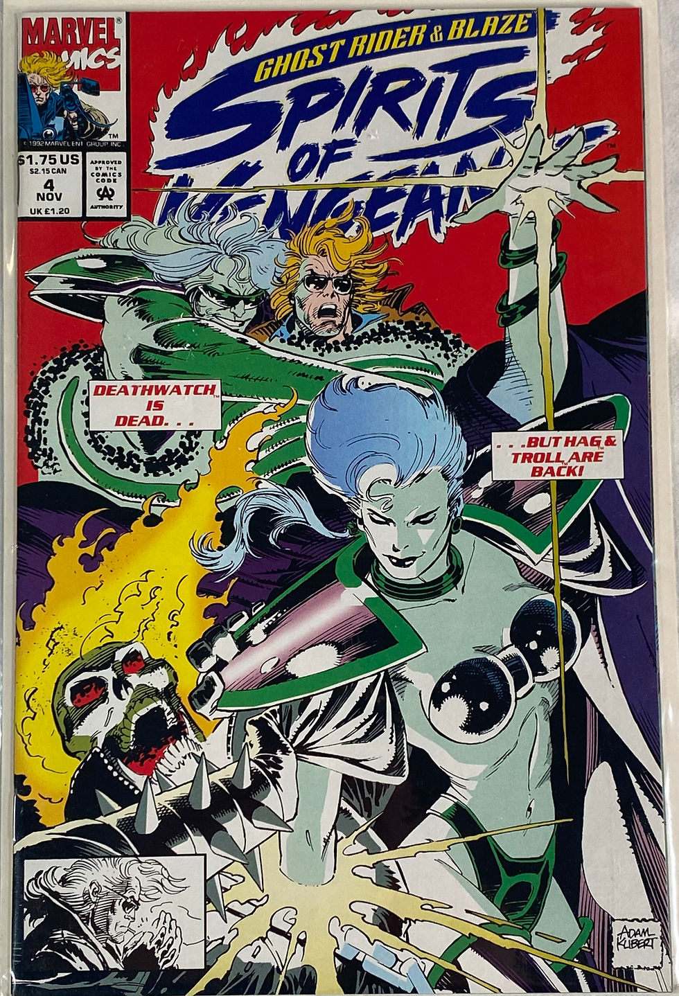 Thumbnail: Marvel's Ghost Rider & Blaze, Spirits of Vengeance (1992) issues 1-4+1