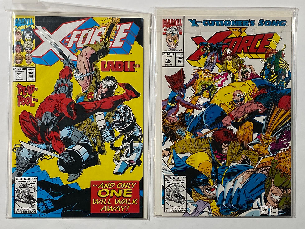 Thumbnail: Marvel X-Force (1991)  1-16 xtra 10 newsstand VG/NM