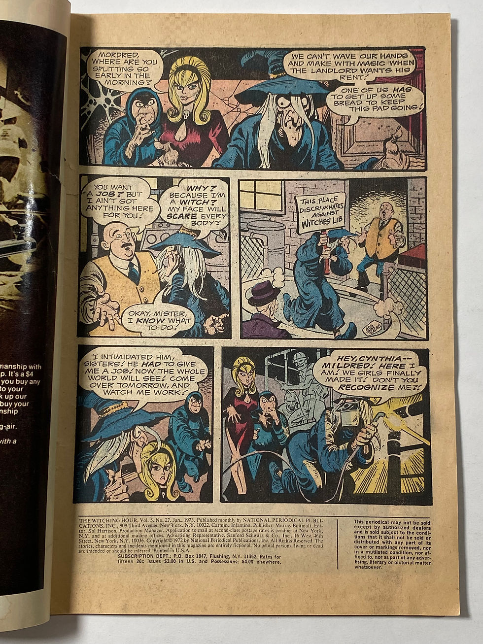 Thumbnail: DC The Witching Hour (1971) 4 issues 16, 27, 58, 73 Good-Fine