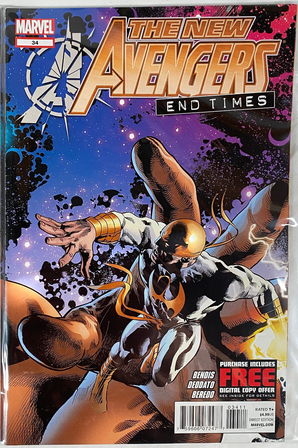 Thumbnail: Marvels New Avengers v2 (2012) issues 31-34 Deodato connecting cover VF/NM