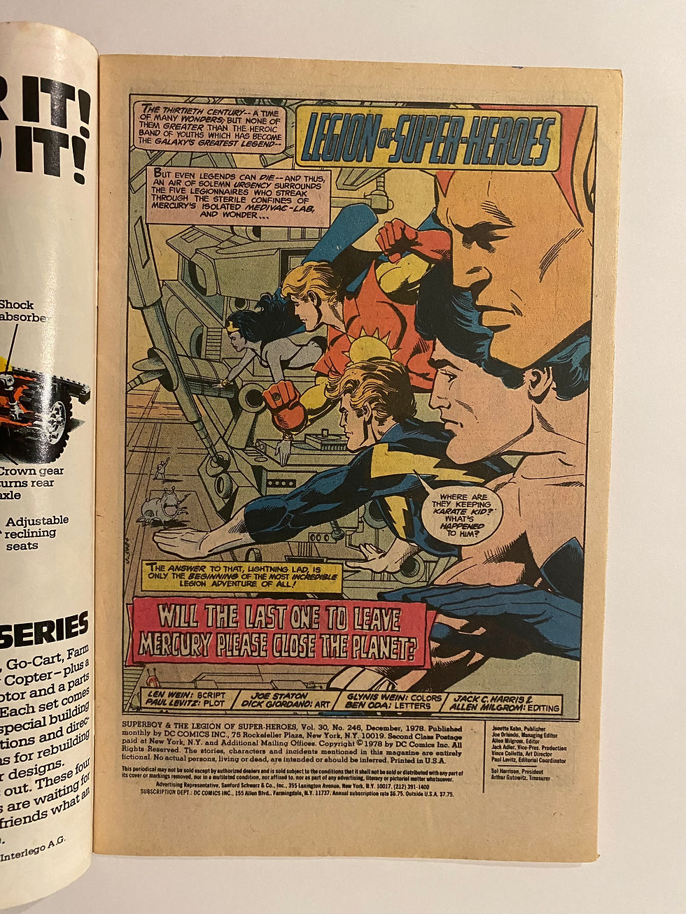 Thumbnail: Superboy and the Legion of Super Heroes (1977) issues 216, 230, 246 Fair to VG