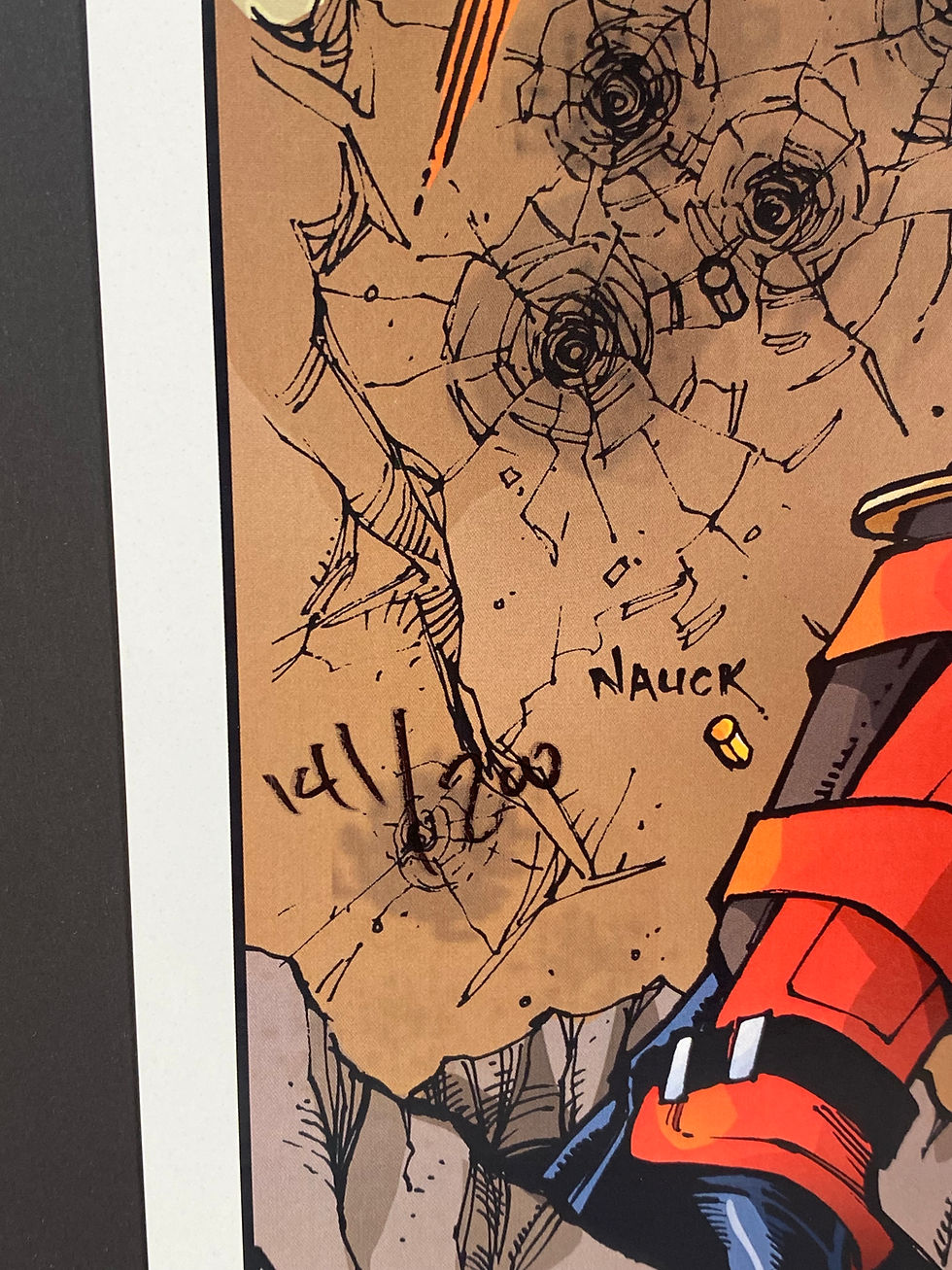 Thumbnail: Todd Nauck signed Deadpool limited edition 141/200 print 11"x17"
