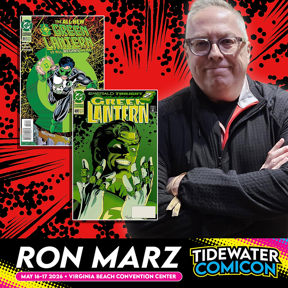 Tidwater ComiCon - Virginia Beach! May 16-17, 2026