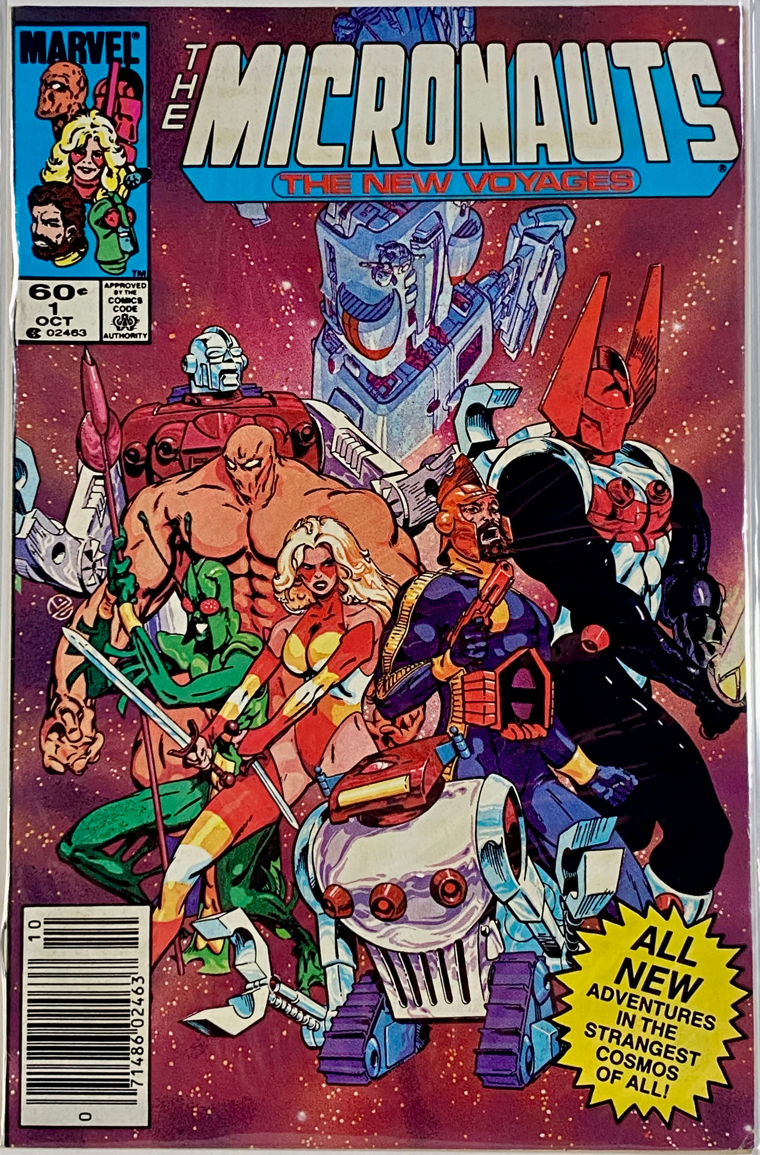 Marvels Micronauts v2 (1984) issue 1 newsstand VF/NM