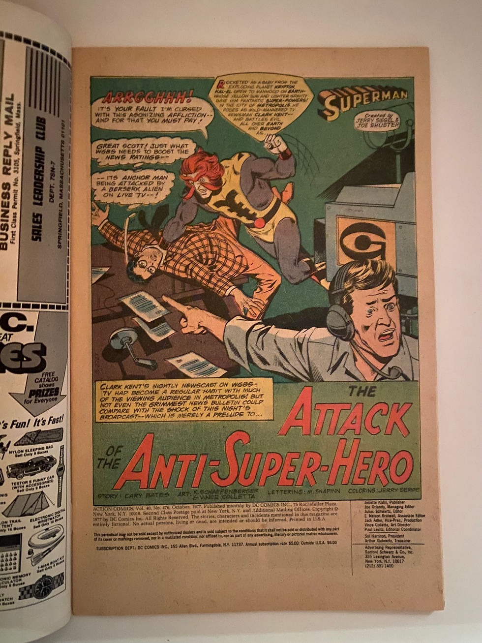 Thumbnail: Superman Action Comics 4-pack! Vol. 1 issues 474-476, 478 (1977) G-F