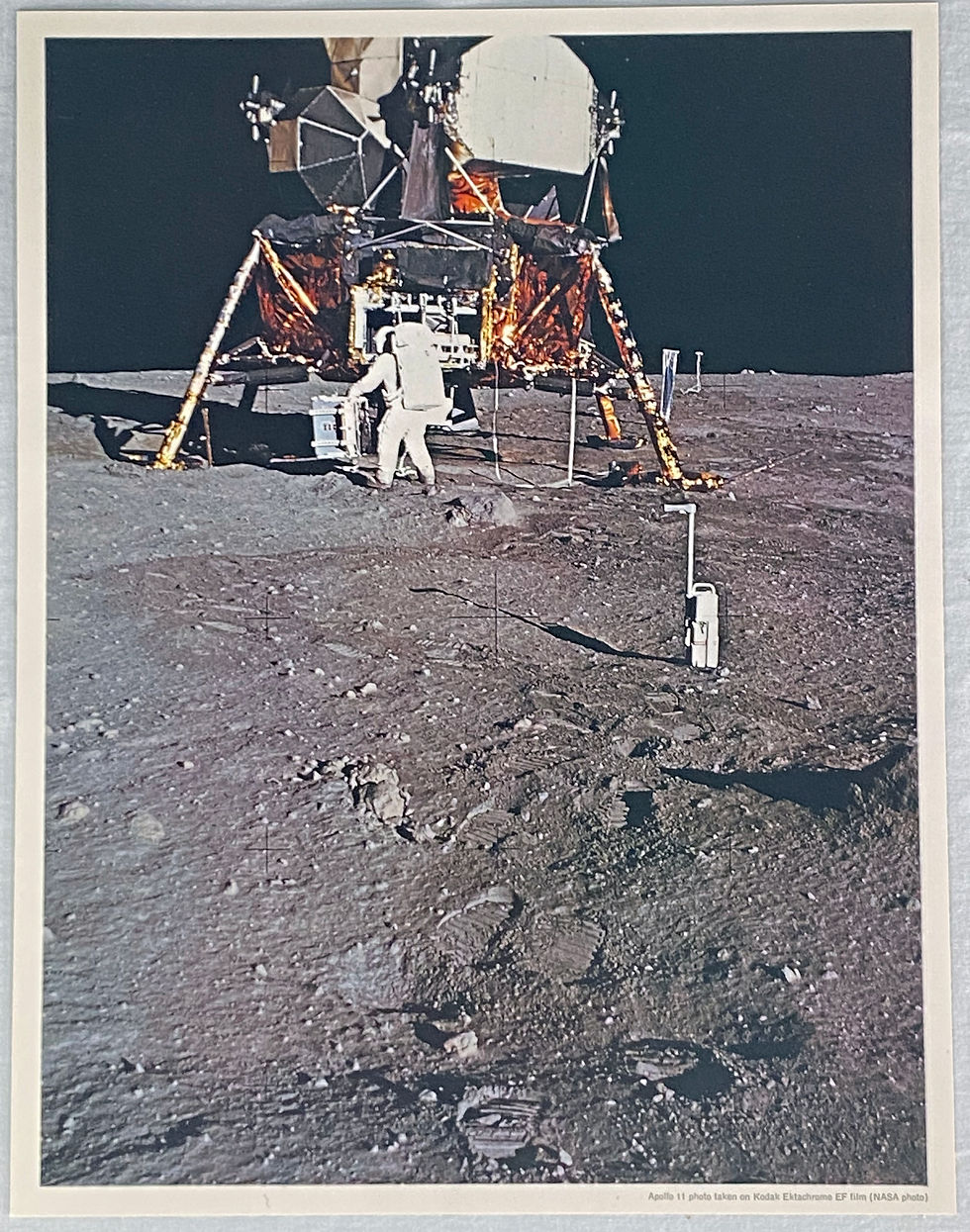 Thumbnail: Five 1968 Apollo 11 photographs by Neil Armstrong, produced Kodak & NASA