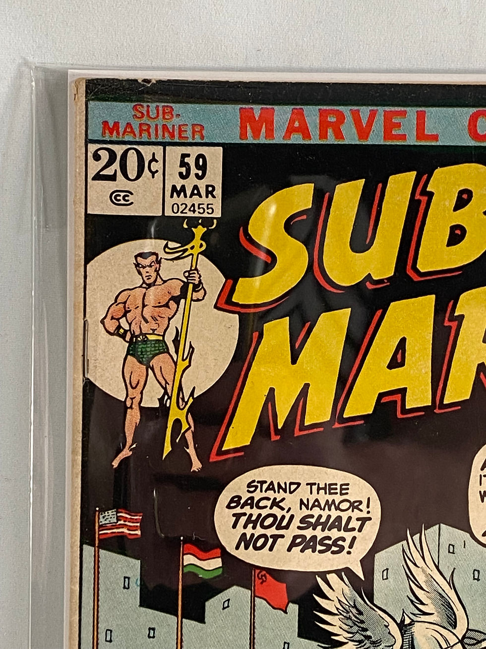 Thumbnail: Marvel's Sub-Mariner vol 1 number 59 (1972) VG/F