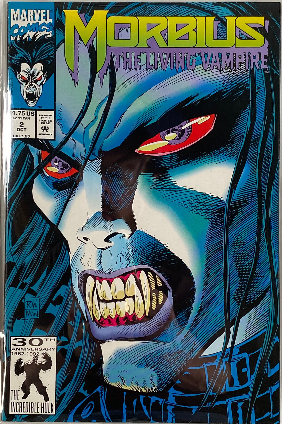 Thumbnail: 7 issues Marvels Morbius The Living Vampire (1992) 1 (polybag), 2, 5,6,8,17,21