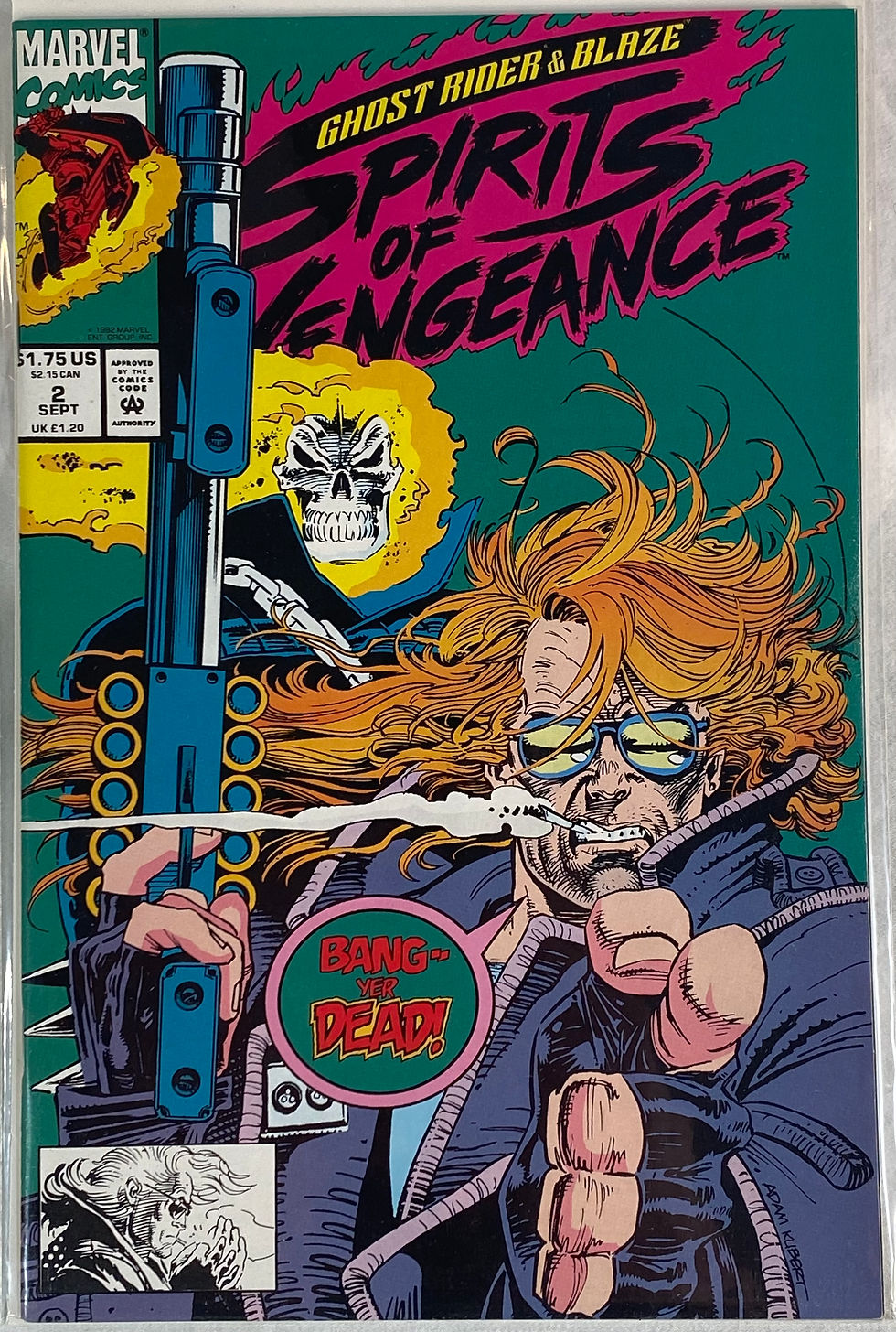 Thumbnail: Marvel's Ghost Rider & Blaze, Spirits of Vengeance (1992) issues 1-4+1