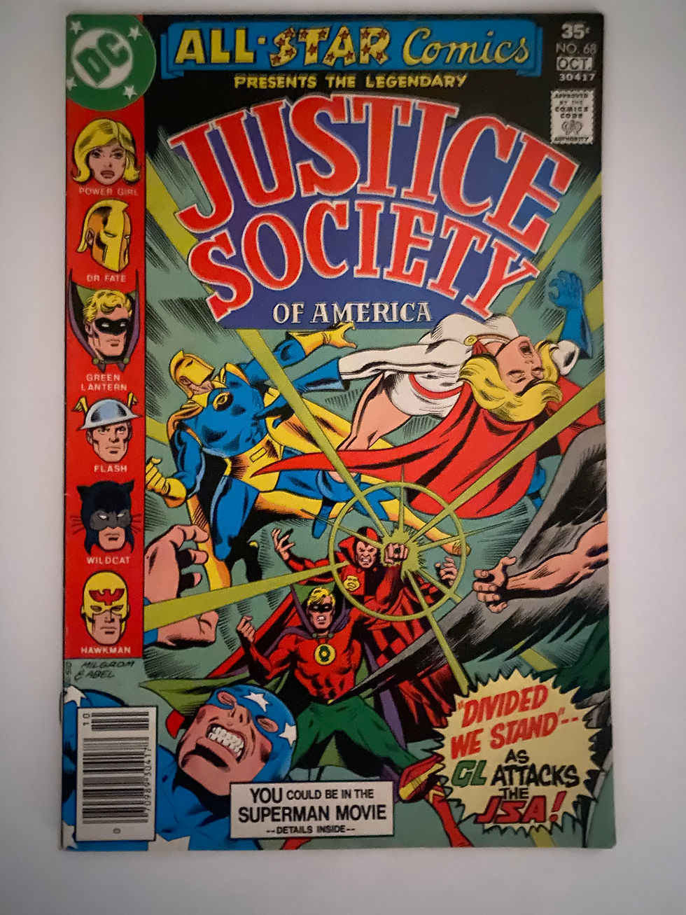 Thumbnail: DC's All-Star Comics (1977) featuring JSA, issues 68, 69 - 1st cam. The Huntress