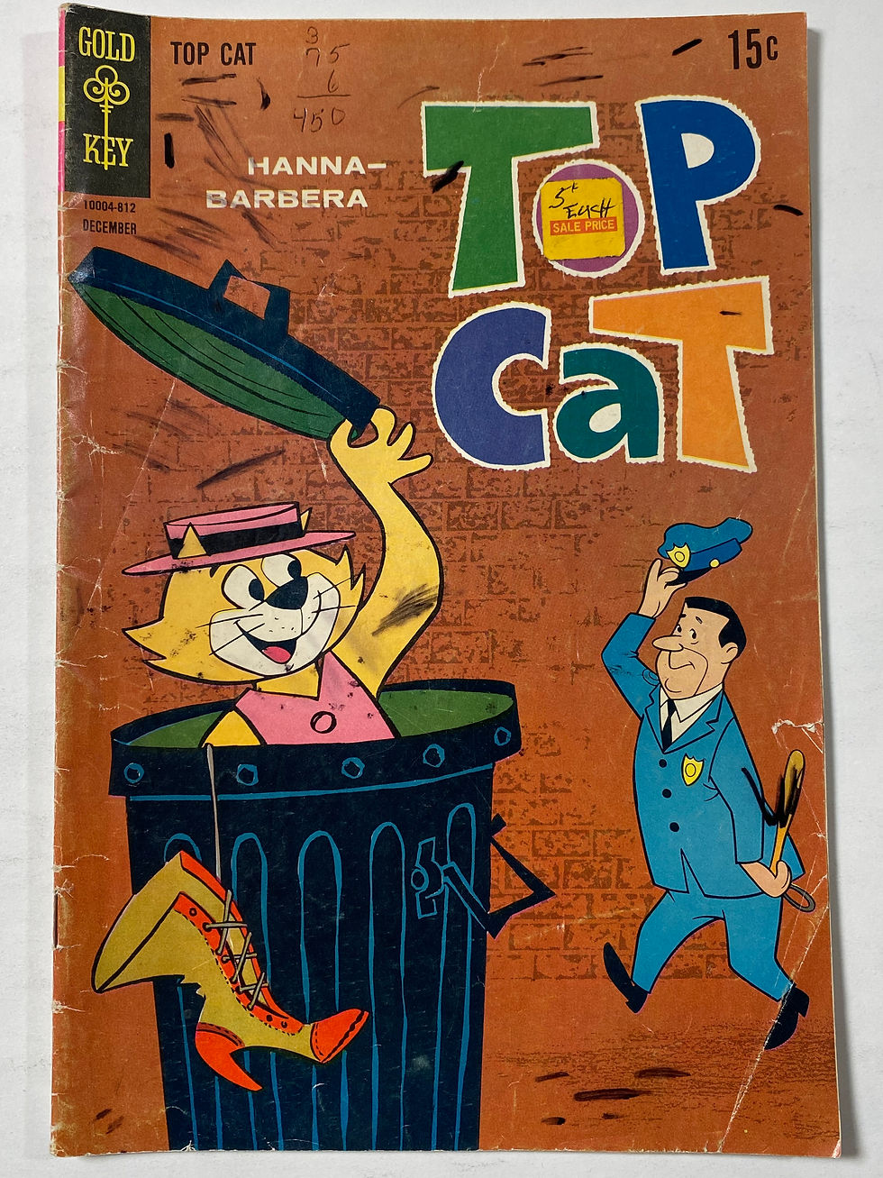 Thumbnail: 2 Top Cat comics! 1971 Charlton issue 4 and Western pub. issue 5 in Fair/Good