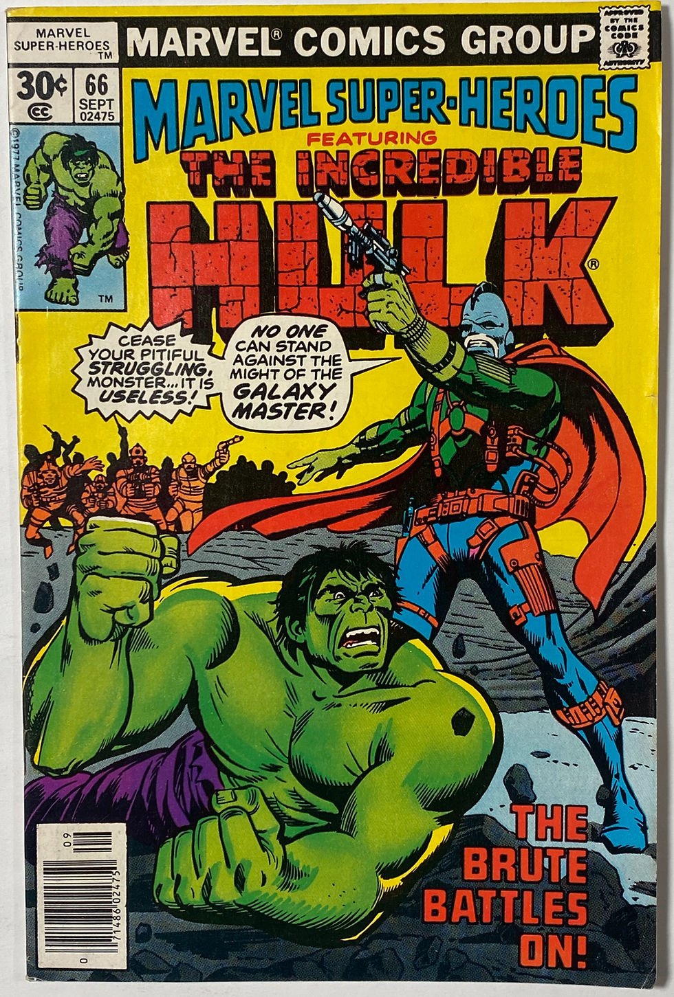 Thumbnail: 2 issues Marvel Super Heroes (1977) featuring Incredible Hulk, iss. 66, 78 VG/F