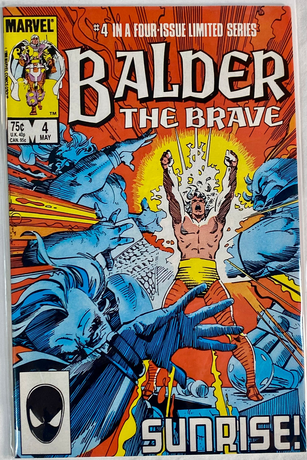 Thumbnail: Balder the Brave Marvel Comics mini-series 1-4, 1985 Walt Simonson  VG to NM