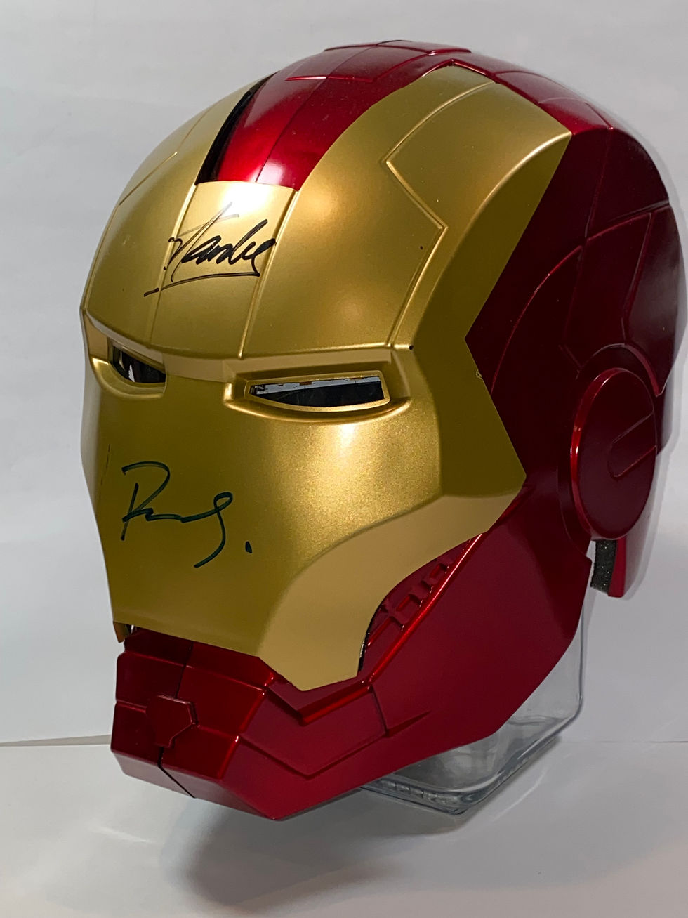 Thumbnail: Marvel Iron Man helmet signed by Stan Lee & Robert Downey Jr.