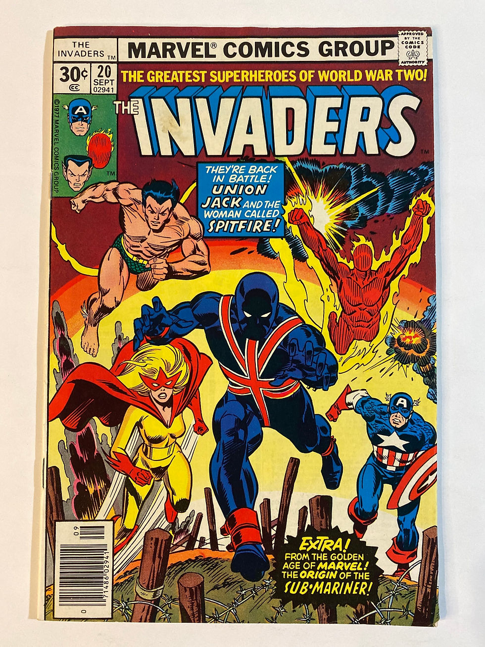 Thumbnail: Marvel The Invaders (1977) 5 issues 20-24 keys! G/F
