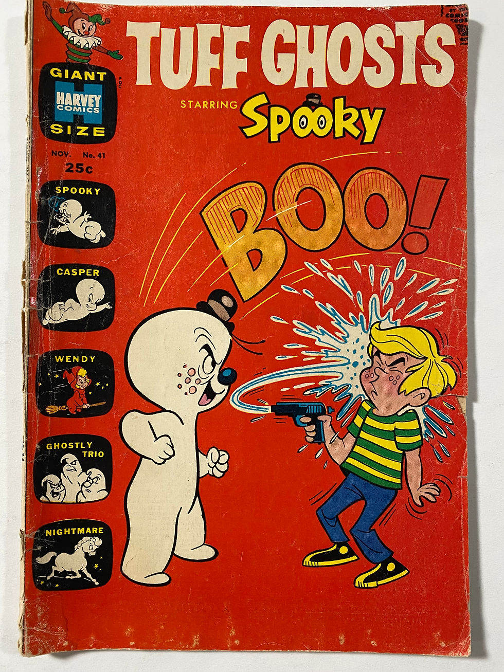 Thumbnail: 4 Harvey comics! Hot Stuff 100, Casper & Wendy 2, Tuff Ghosts 41 and Sad Sack 22