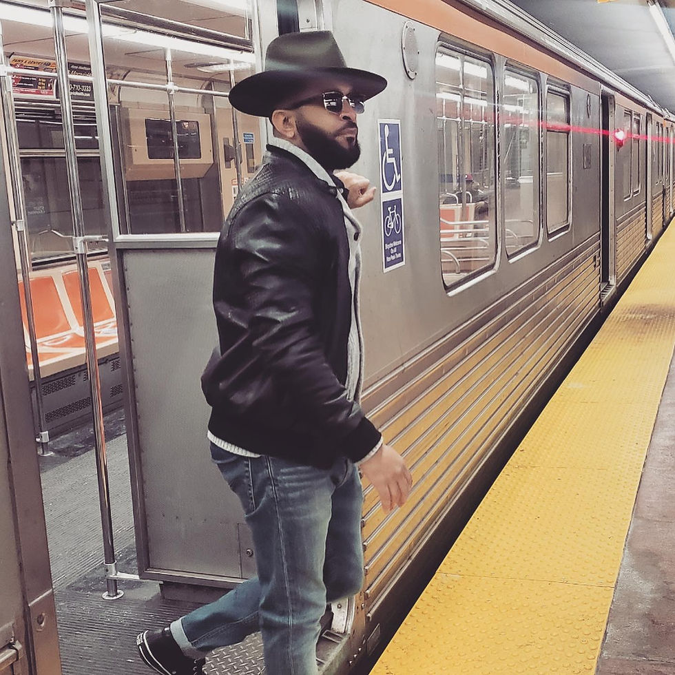 Jay the Gentleman Models for Goorin Bros in Philadelphia