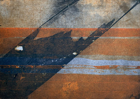 Goals, Collograph print. © 2012 Nadine Belkaroui, all rights reserved.