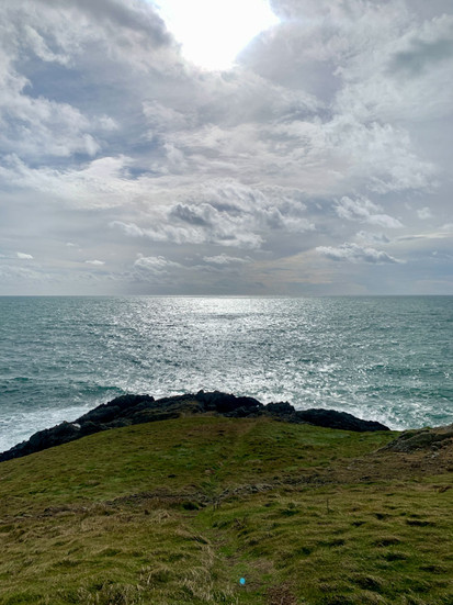Barclodiad y Gawres, Anglesey, North Wales shoreline. © 2025 Nadine Belkaroui