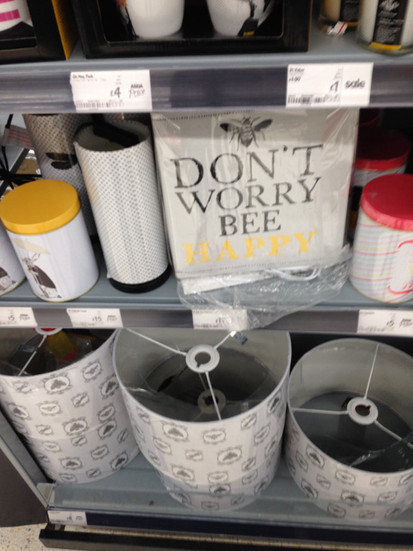 Dont worry bee happy lampshade