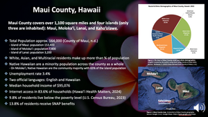 Pre-Disaster Community Assessment and Flowchart:  Maui County, Hawaii