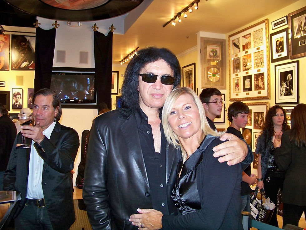 Gene Simmons and Stacey Wells artist