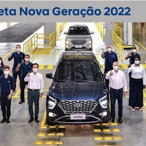 Hyundai mostra novo Creta sem disfarces na fábrica