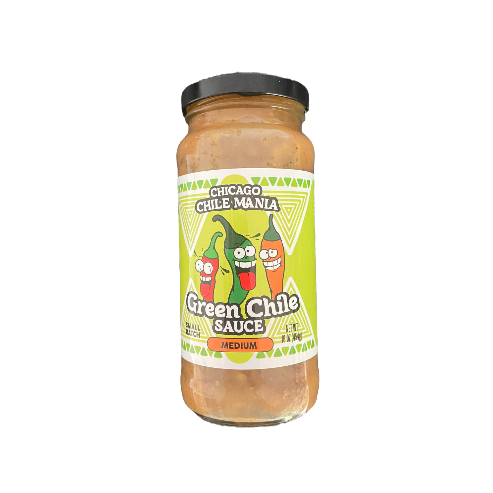 Chile Mania Green Chile Sauce (Medium Heat)