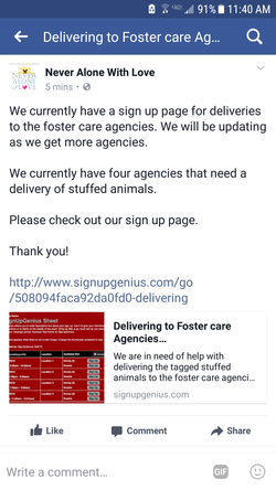 Sign up Page for Deliveries