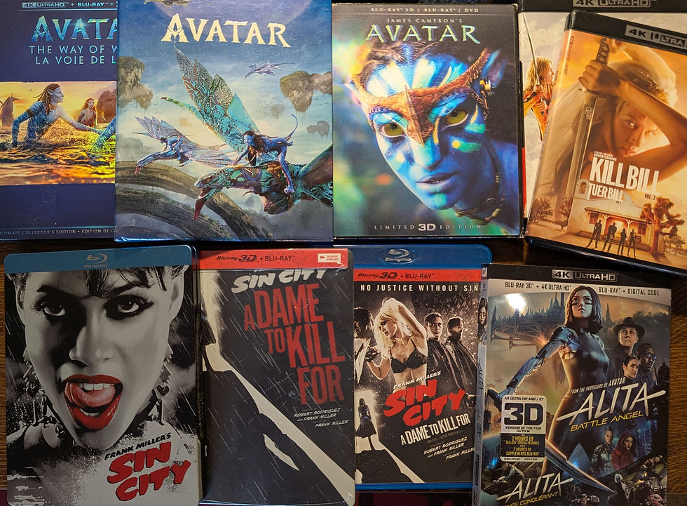 The various formats of the current home cinema landscape.