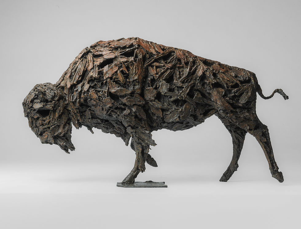 Bison sculpture, tatanka, bison